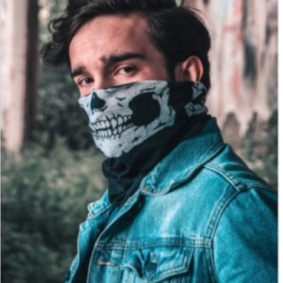 5for$10 Blue Stripe USA flag Tube Bandanas Headwear Neck Gaiter Balaclava - Picture 7 of 7